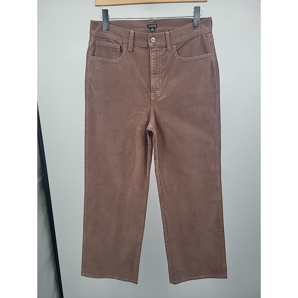J. Crew Corduroy Wide Leg Crop Jeans Sz 28 Boho Preppy Bohemian Office Career
